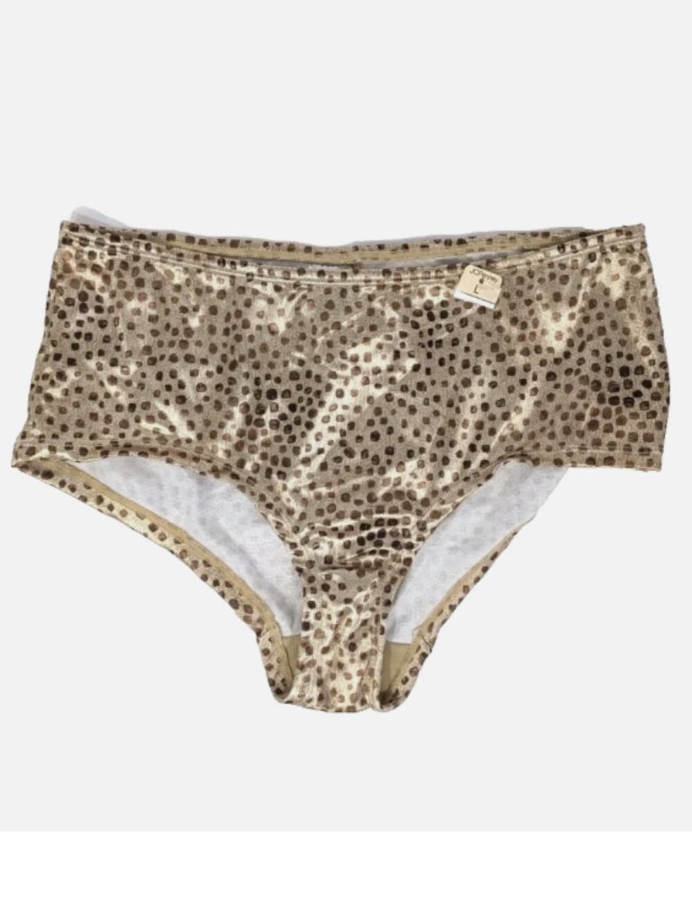 Delicates Vintage Smooth Satin Underwear NEW Large Women Glossy Panty animal